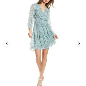 Rebecca Taylor floral/star swing dress